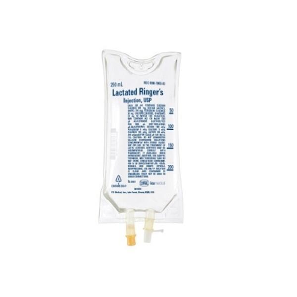 Injectable Solution Lactated Ringer's 250mL Bag Ea