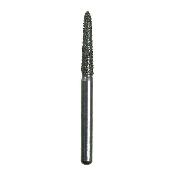 Spring Diamond Bur Single Use Friction Grip 254SBC Coarse 25/Pk