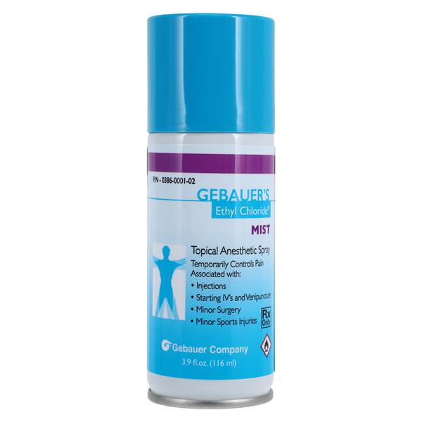 Ethyl Chloride Topical Spray Mist Spray Can 3.9oz 4/Package