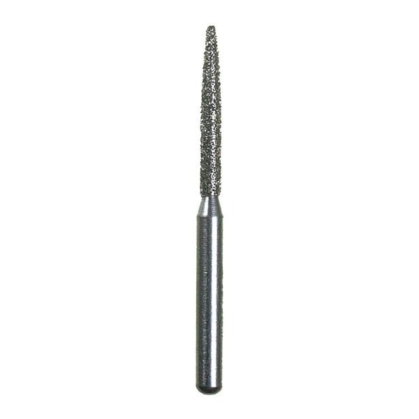 Spring Diamond Bur Single Use Friction Grip 260.10C Coarse 10/Pk