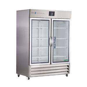 Pharmacy Refrigerator 49 Cu Ft 2 Glass Doors 2 to 8C/36-46F Cycle...