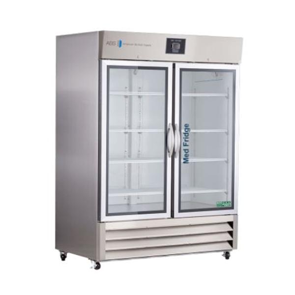Pharmacy Refrigerator 49 Cu Ft 2 Glass Doors 2 to 8C/36-46F Cycle...