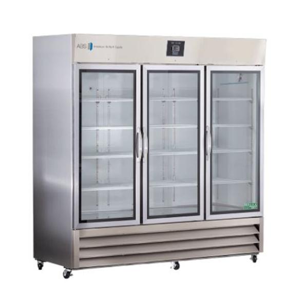 Laboratory/Pharmacy Refrigerator 72 Cu Ft 3 Glass Doors 1 to 10C...