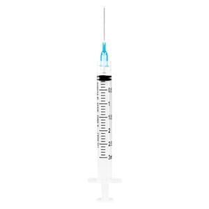 Needle/ Syringe Needle 23g 1" 3mL _ 100/Box, 8 BX/CA