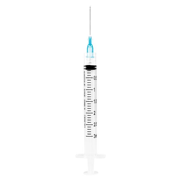 Needle/ Syringe Needle 23g 1" 3mL _ 100/Box, 8 BX/CA