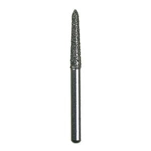 Spring Diamond Bur Single Use Friction Grip 257SBC Coarse 25/Pk