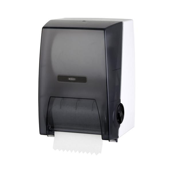 Paper Towel Roll Dispenser Grey Plastic Ea