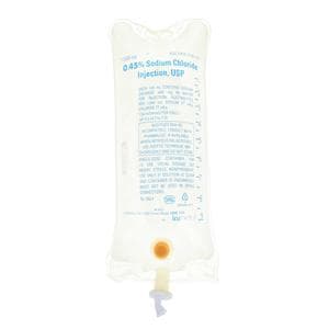 Injectable Solution Sodium Chloride 0.45% 1000mL Bag Bag DEHP-Fre...