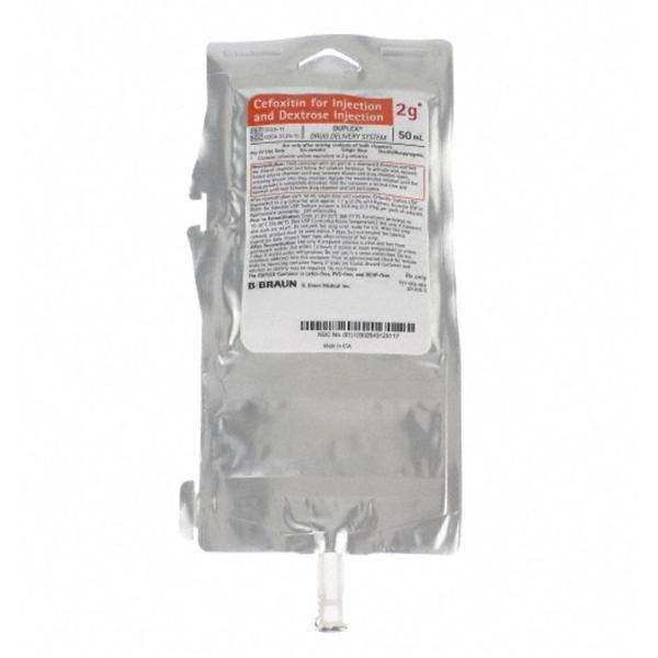 Cefoxitin/Dextrose Injection 2gm/Bag Bag 50mL 24/Package