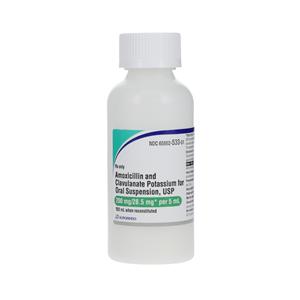 Amoxicillin/Clavulanate Potassium Oral Susp 200mg/28.5mg/5mL Orng Btl 100mL