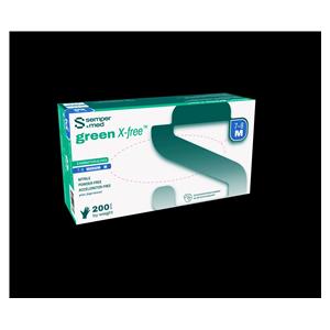 Sempermed Nitrile Exam Gloves X-Large Green Non-Sterile