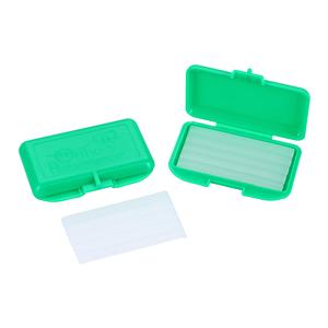 Ortho Performance Orthodontic Wax Patient Relief w/ Scntd Cases Clr/Grn 50/Pk