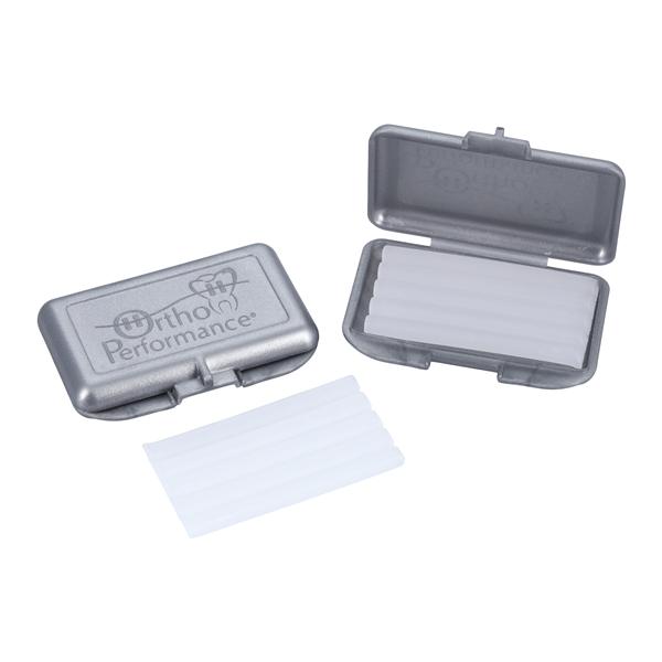 Ortho Performance Orthodontic Wax Patient Relief W/ Unscnt Cases Clr/Slvr 50/Pk