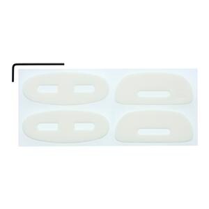 Face Mask Replacement Pad & Key Kit White Ea