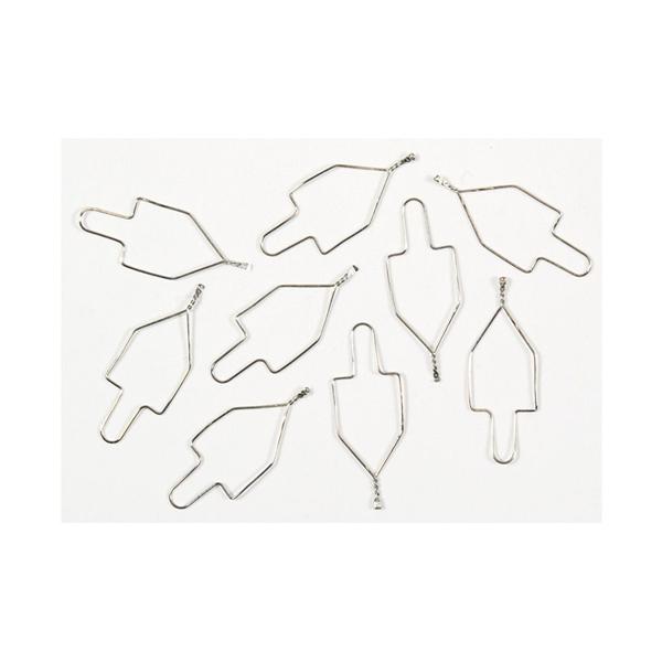 TruForce Ligature Ties 0.010 in Silver Stainless Steel 500/Pk