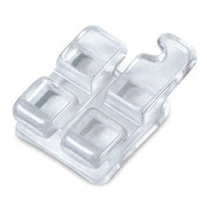 PURE MBT Orthodontic Ceramic Sapphire Bracket 0.022 in 2nd LLB w/ Hk 10/Pk