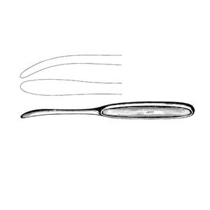 Langenbeck Surgical Elevator 8.25" Curved Stainless Steel Reusable Ea