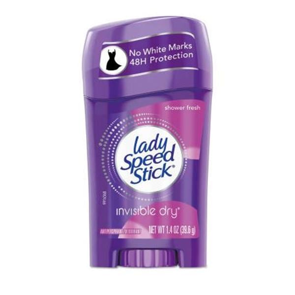 Lady Speed Stick Deodorant 1.4oz Shower Fresh Invisible Dry Each,...