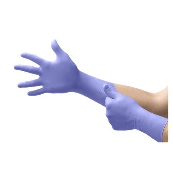 MICROFLEX Supreno EC Nitrile Exam Gloves 2X-Large Extended Violet Blue NS, 10 BX/CA