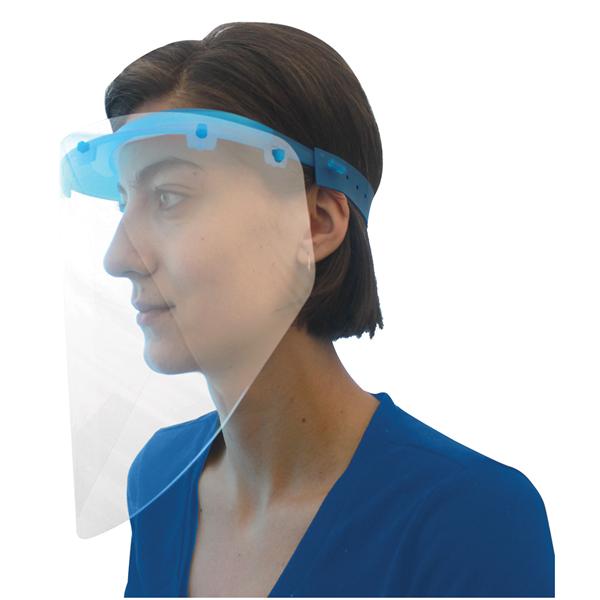 AP Medical Shield Blue / Clear Reusable Each, 25 EA/CA