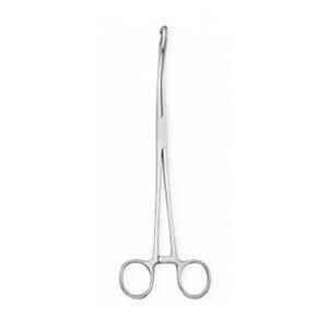 Forester Sponge Forcep Curved 9-1/2" Stainless Steel Sterile Ea