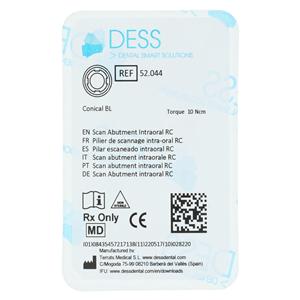 Scan Abutment Body Titanium 4.1/4.8 Straumann Bone Level Ea