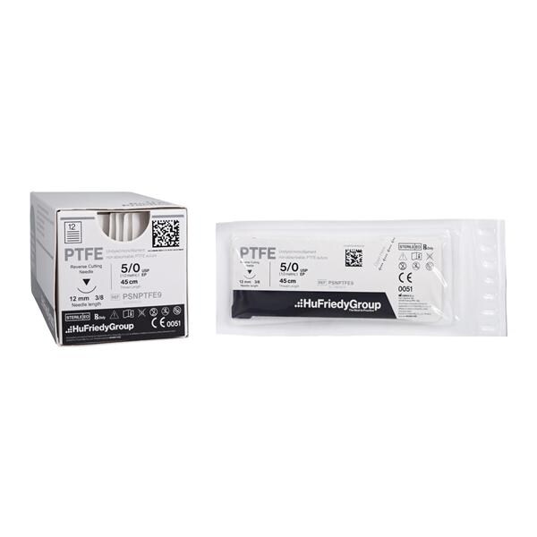 Perma Sharp Suture 5-0 18" dPTFE Monofilament C-17 White 12/Bx