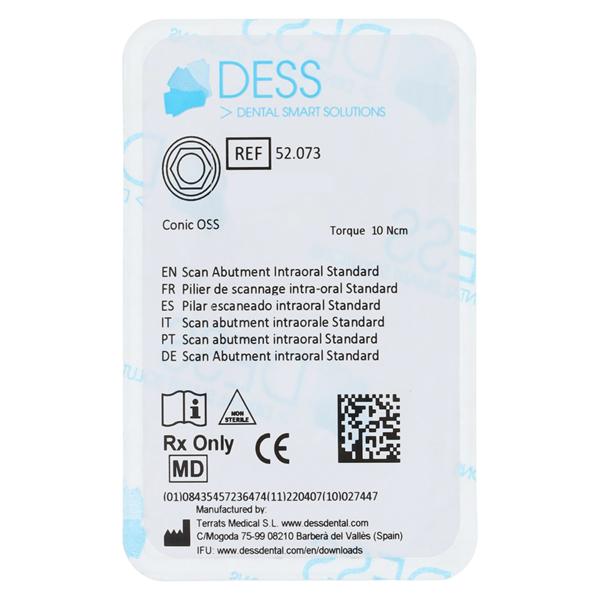 Scan Abutment Intraoral Body Titanium Standard Hiossen Ea