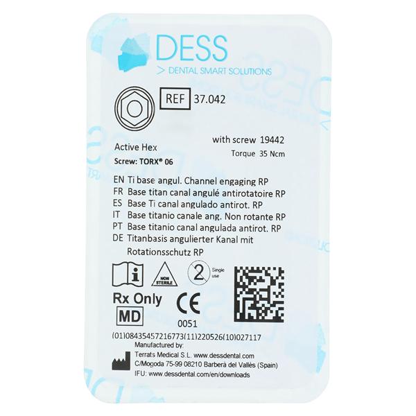 ANGLEBase Base Titanium Engaging 4.3/5.0 Nobel Active Ea