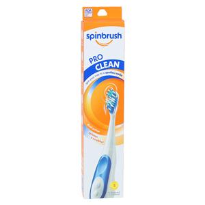 Arm & Hammer Spinbrush ProClean Battery Power Toothbrush Soft Ea, 24 EA/CA