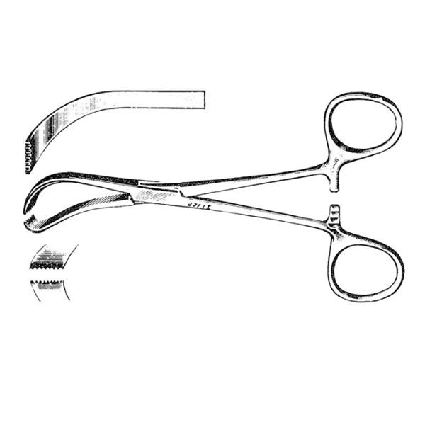 Edna Towel Forceps Stainless Steel Reusable Ea