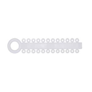 Power Sticks Ligature Ties Elastomeric 0.120 in Latex-Free Clear 42/Pk