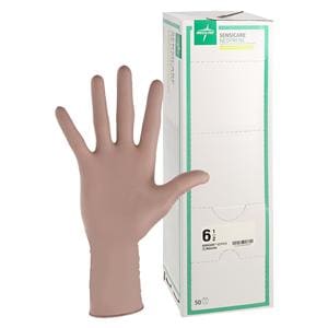 SensiCare Neoprene / Polychloroprene Surgical Gloves 6.5 Light Brown