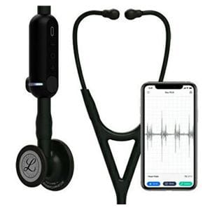 Littmann CORE Digital Stethoscope Black Dual-Lumen Tubing Ea