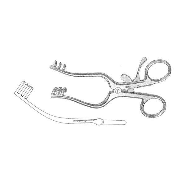 Weitlaner ENT Retractor 4-1/4" Stainless Steel Reusable Ea