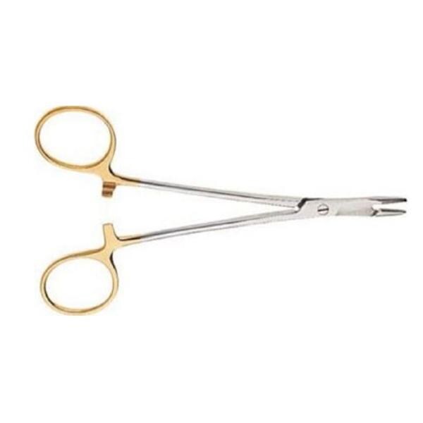 Olsen-Hegar Needle Holder 5-3/4" Stainless Steel/Tungsten Carbide Ea