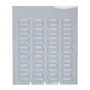 Cold Seal Blister Medium 3/8" Deep 90 Day Clear Disposable 500/Bo...