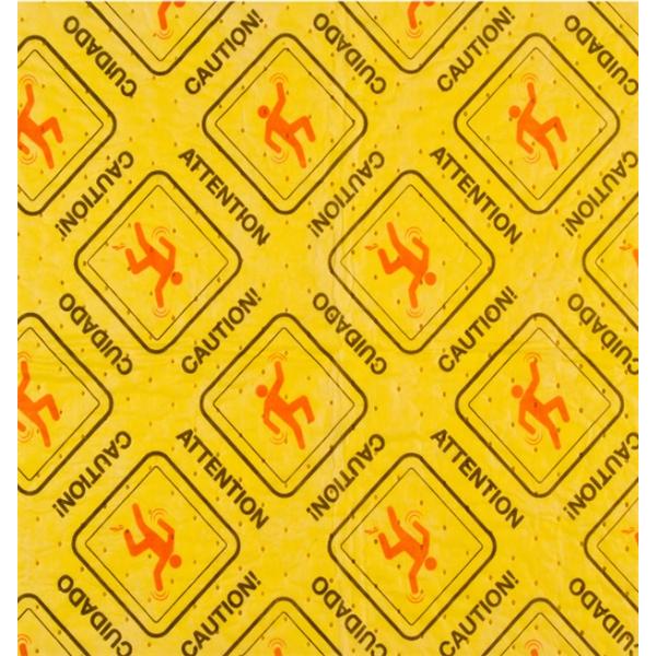 Hydrograbbber Absorbent Floor mat 32x24" Md Absorbancy/Fld Br Bckng/Ylw