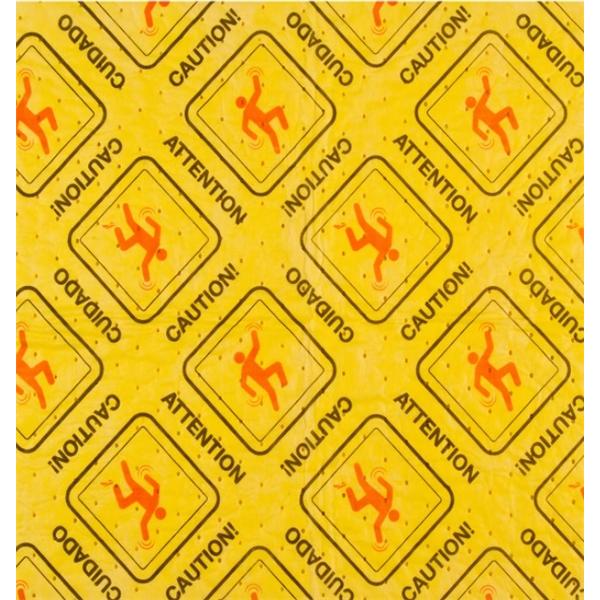Hydrograbbber Absorbent Floor mat 32x24" Medium Absorbancy/ No Backing/ Yellow
