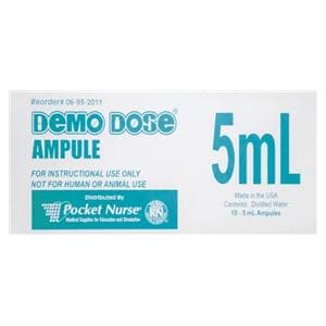 Demo Dose Instruction Only Simulated Ampule For Instruction Only...
