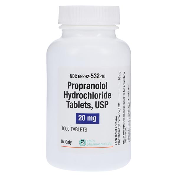 Propranolol HCL 20mg Each