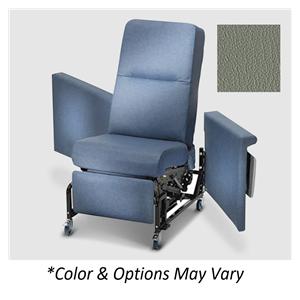 Recliner Powder-Coated Steel Frame 300 Lb Gray Ea
