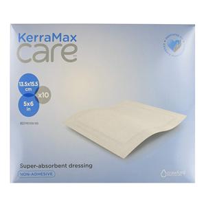 KerraMax Care Non-Woven Dressing 5x6" Sterile Rectangle Super Absorbent, 65 CR/CA