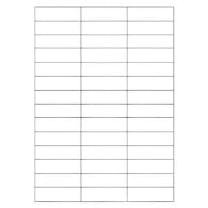 Chart Labels Laser Portrait White 0.625x0.75" 4 packs of 250 Sheets 1000/Ca