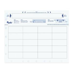 Labels w/ File Holes White 1000/Bx