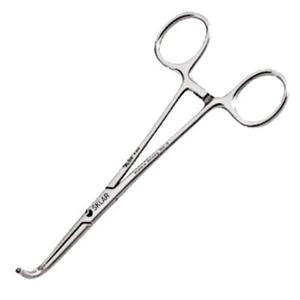 Mixter Clamp Forceps 90 Degree Right Angle 12" Stainless Steel Non-Sterile Ea
