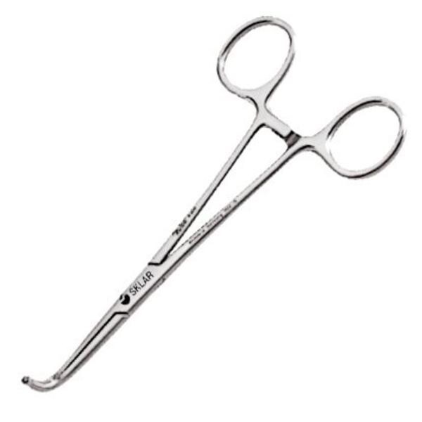 Mixter Clamp Forceps 90 Degree Right Angle 12" Stainless Steel Non-Sterile Ea