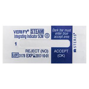 Verify Steam Indicator Integrator Strips 4 in x 0.75 in 250/Pk