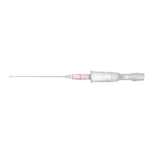 Cathena Catheter Access Device 20 Gauge 1" Pink Shielded 50/Box,...