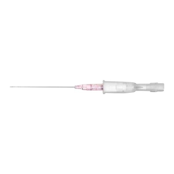 Cathena Catheter Access Device 20 Gauge 1" Pink Shielded 50/Box,...